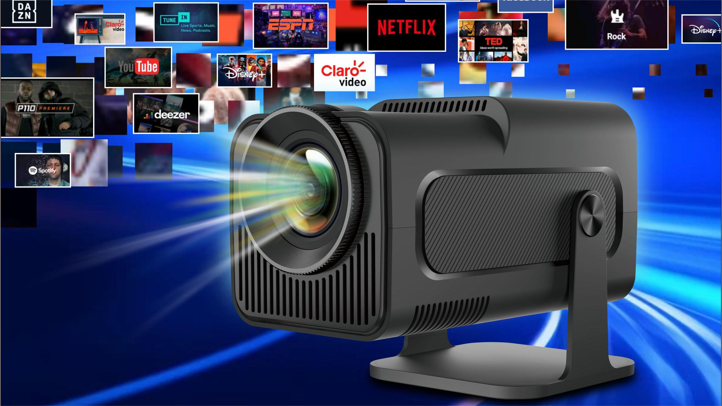 IHOMELIFE HY320: Portable 4K-Ready Android Projector for Hom