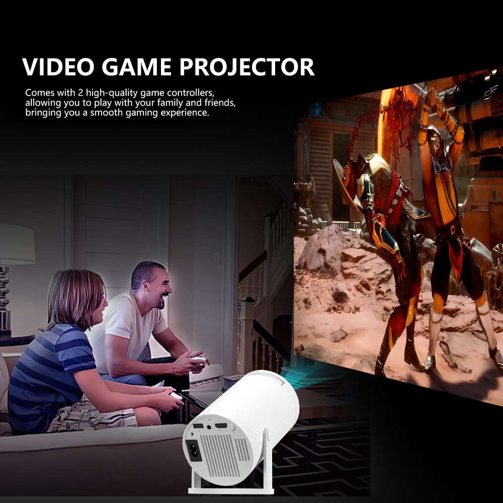 Android 13 Projector with 36,000+ Games and Netflix Authoriz